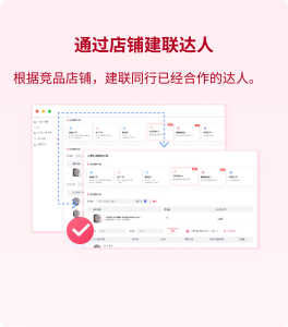 通過店鋪建聯達人