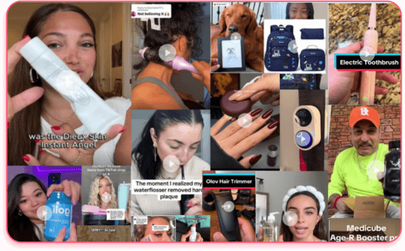 自帶1000萬+達人帶貨短視頻素材庫